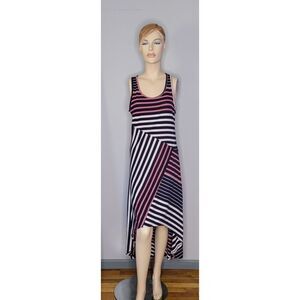 MAGIC Stripe Sleeveless Dress Size medium